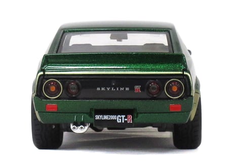Maisto/1:24　MD　1973　スカイライン　2000GTR　グリーン　No.200-142