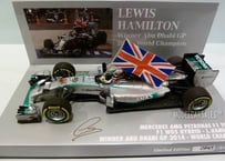 海外ショップ特注ミニチャンプス 1/43 Lハミルトン 7th ワールドチャンピオン コレクション 7台セット