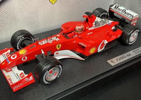 HW(HotWheels)/ Ferrari F2003-GA Pre-season MSC ミニカー 新品