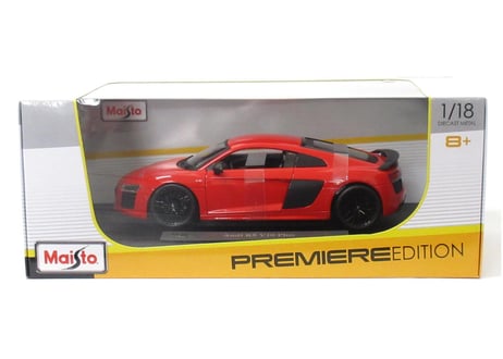 Maisto/1:18　PE　アウディR8V10　レッド　No.200-104