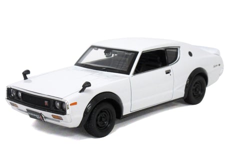 Maisto/1:24　1973　スカイライン　2000GTR　ホワイト　No.200-168
