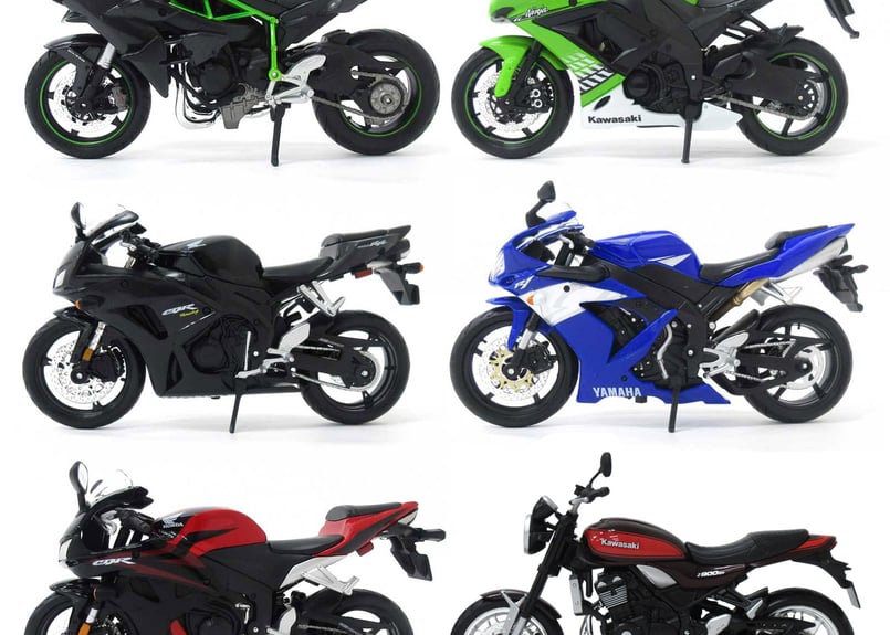 ミニカー?バイク＞Maisto 1：12 JAPAN モーターサイクル 6種