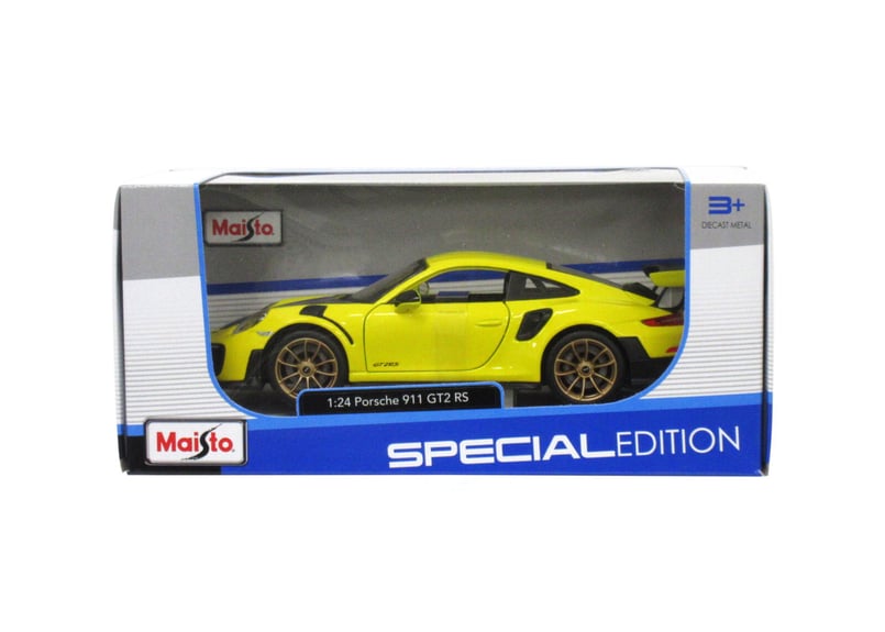Maisto/1:24 ポルシェ911 GT2 RS イエロー No.200-131 | KU Maisto/1:24 ポルシェ911 GT2 RS イエロー No.200-131 | KU