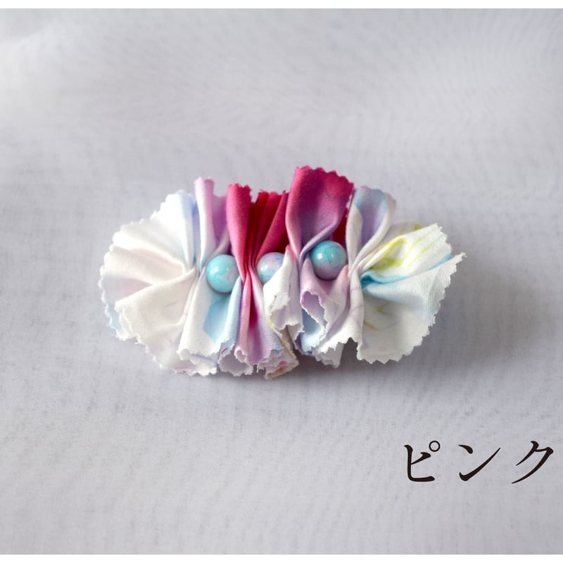 染めのヘアクリップ | 美貴惠の庵