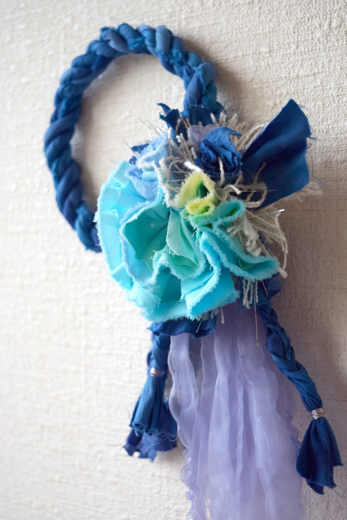 染め縄飾り2023 -藍- | 美貴惠の庵