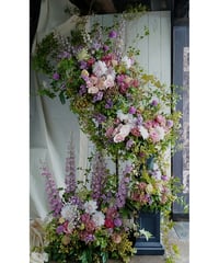 【当店直送地域限定】【生花】御祝スタンド花　100,000円（税込110,000円）