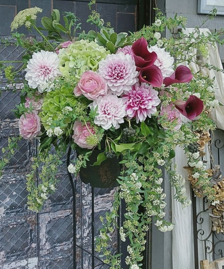【当店直送地域限定】【生花】御祝スタンド花　20,000円（税込22,000円）