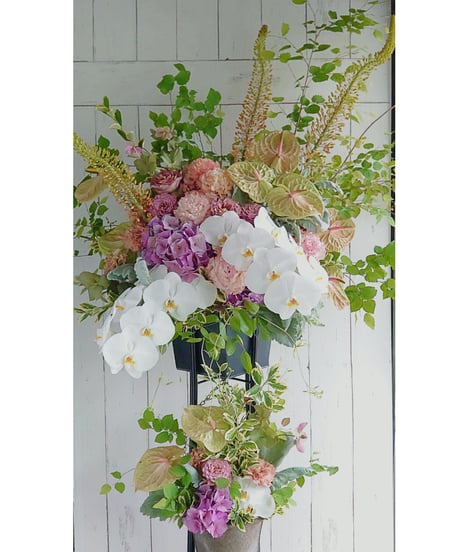 【当店直送地域限定】【生花】御祝スタンド花　50,000円（税込55,000円）