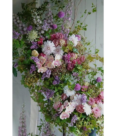 【当店直送地域限定】【生花】御祝スタンド花　80,000円（税込88,000円）