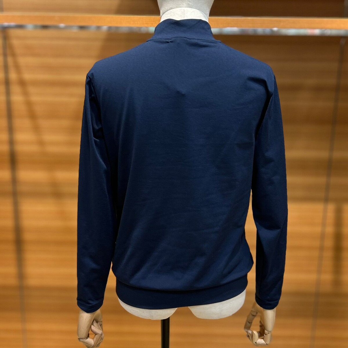 BRIEFING 2024 クルーネック ウインド／ネイビーM Bordering Logo モックネックTシャツ | メンズ | Condor19