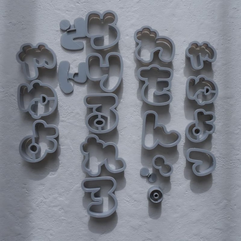 あなたの好きでつくる ひらがなアイシングクッキー