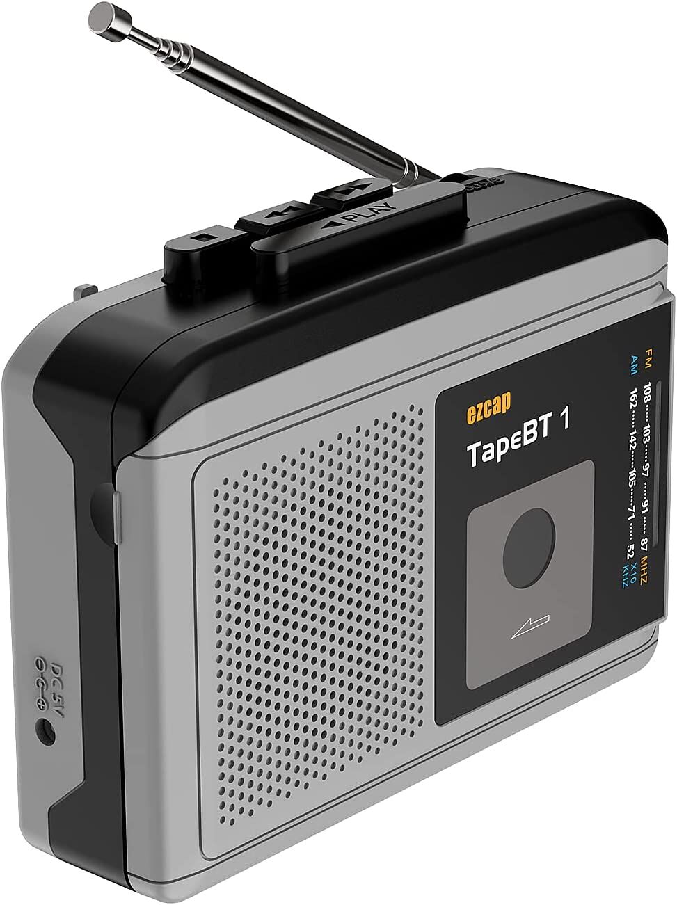 EZCAP 244 TapeBT 1 Bluetoothカセットプレーヤー（ラジオUSB電源ケ...