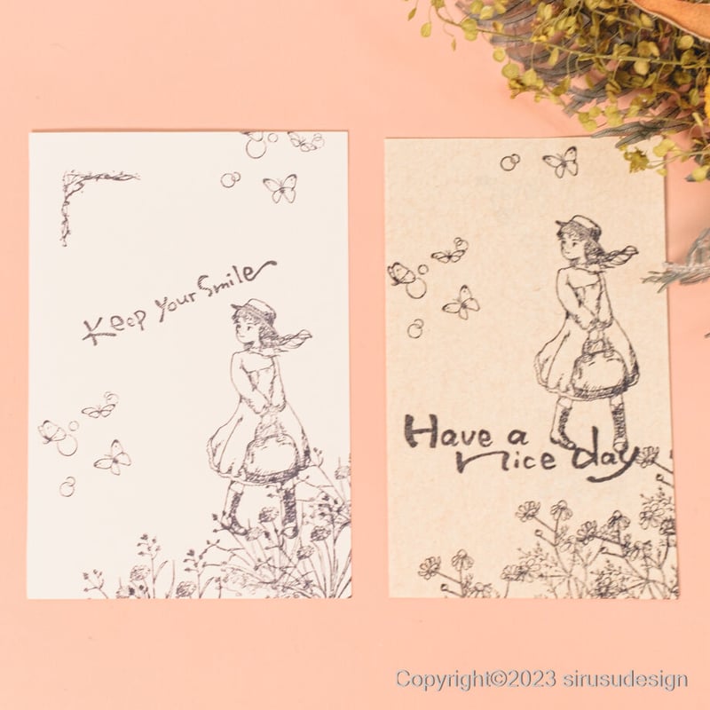 ✨赤毛のアン✨オリジナル手書き原稿！✨PE島コンフェデレーション・アーカイヴス✨ 希望あふれて！（赤毛のアンのスタンプ） | スタンプ＆アート Sirusu