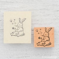 ぼんやりうさぎのスタンプ