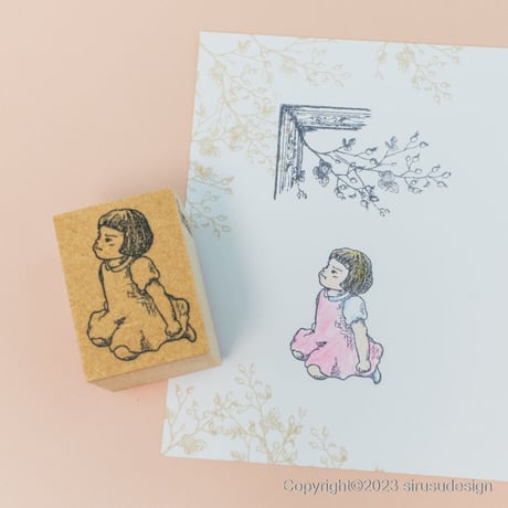 ぜったい私じゃないもん（ふくれっ面でちょっと怒ってる子）
