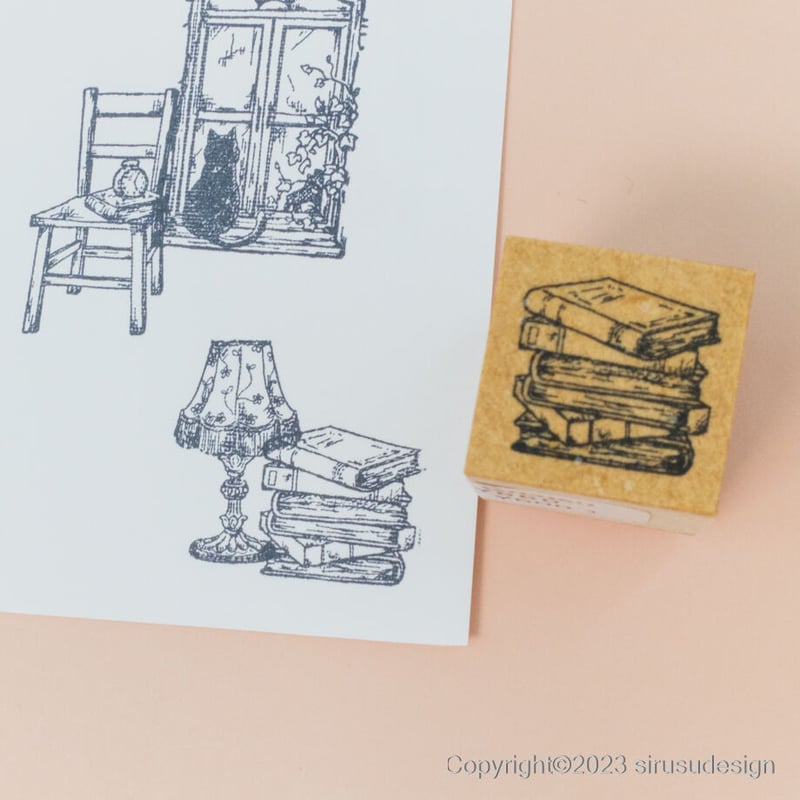 アンティークなBook（本） | スタンプ＆アート Sirusu