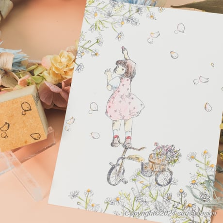 花びら舞う