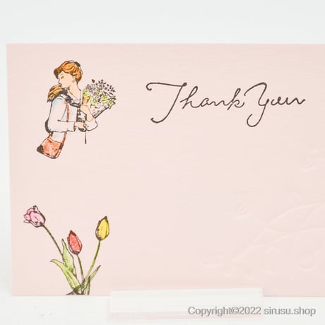 Thank you（サンキュー）　文字スタンプ