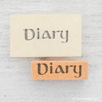 Diary・文字スタンプ