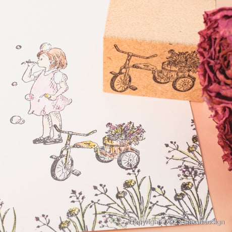 花かご三輪車