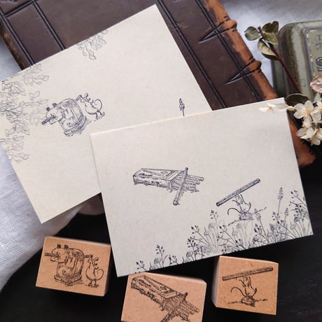 鉛筆削るねずみ