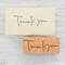 手書き文字スタンプ　Thank you