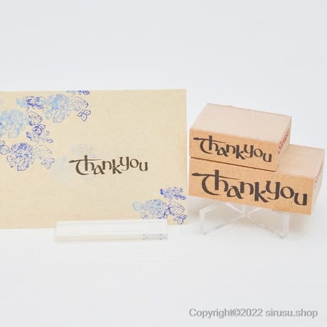Thank you（Sirusuフォント）