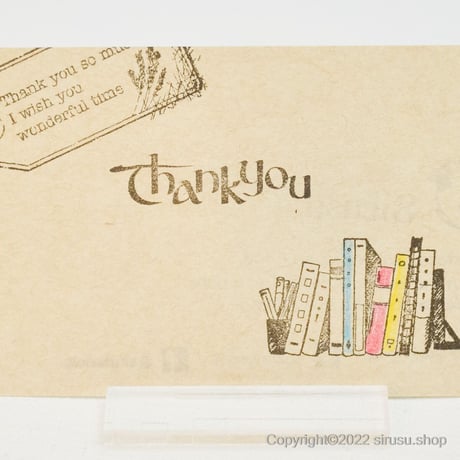 Thank you（Sirusuフォント）