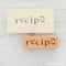 recipe・文字スタンプ