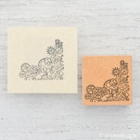 ギア・歯車（角っこスタンプ）