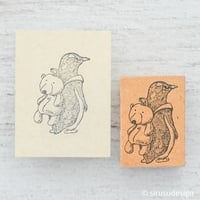 しろくまリュックでおでかけ