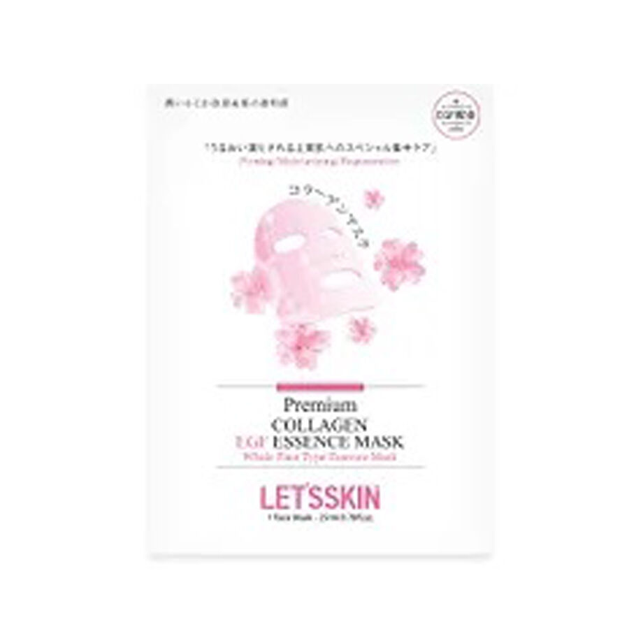 ダーマル レッツスキン プレミアム コラーゲン EGF エッセンスマスク