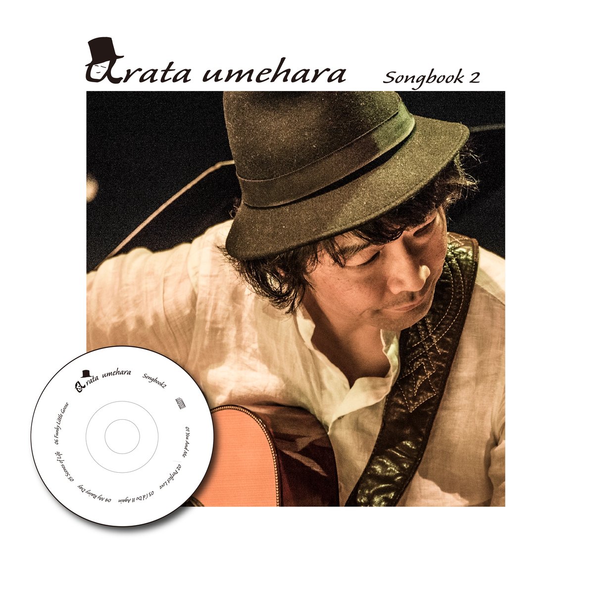 Arata Umehara 「Songbook2 」6曲収録CDアルバム | Yai Yai