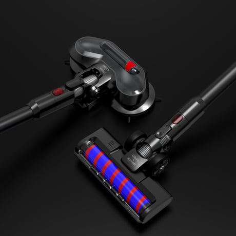 RISOU コードレススティックモップクリーナー 電動モップ モップ 電動 回転モップ クリーナー コードレス電動