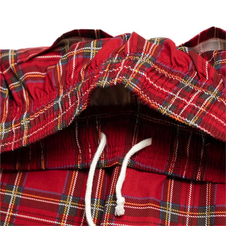 Chef Pants Short Tartan Red