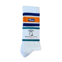CREW SOCKS ORANGE / BLUE  25-29cm