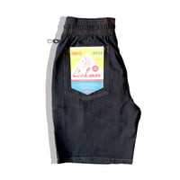 Chef Pants Short Denim Black