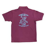 PLAY FAST POLO BURGUNDY