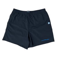 PB＆J NYLON SHORTPANTS BLACK / BLUE