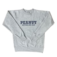 REVERSE WEAVE COLLEGE SWEATSHIRT ASH