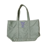 BIG CANVAS TOTE BAG KHAKI