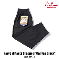 Harvest Pants Cropped Canvas Black