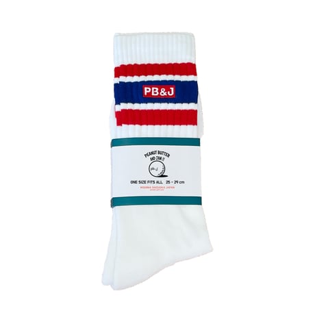 CREW SOCKS RED / BLUE  25-29cm