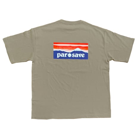 PAR⚫︎SAVE BIG SILHOUETTE T-SHIRT ACID KHAKI