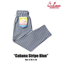 Chef Pants Cabana Stripe Blue