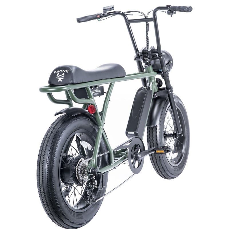 bronx buggy 20電動アシスト自転車 MATTE ARMY GREEN 存在感抜群！ ファットタイヤの電動アシスト「BRONX Buggy 20」