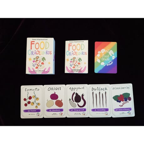🔔FOOD ORACLE CARDS（日本語ガイドブックつき）