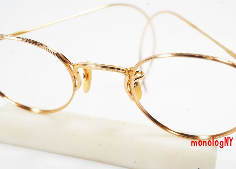 アメリカンオプティカル (AO) 1940年代製 12KGF ROBIN HOOD 金張りビン 