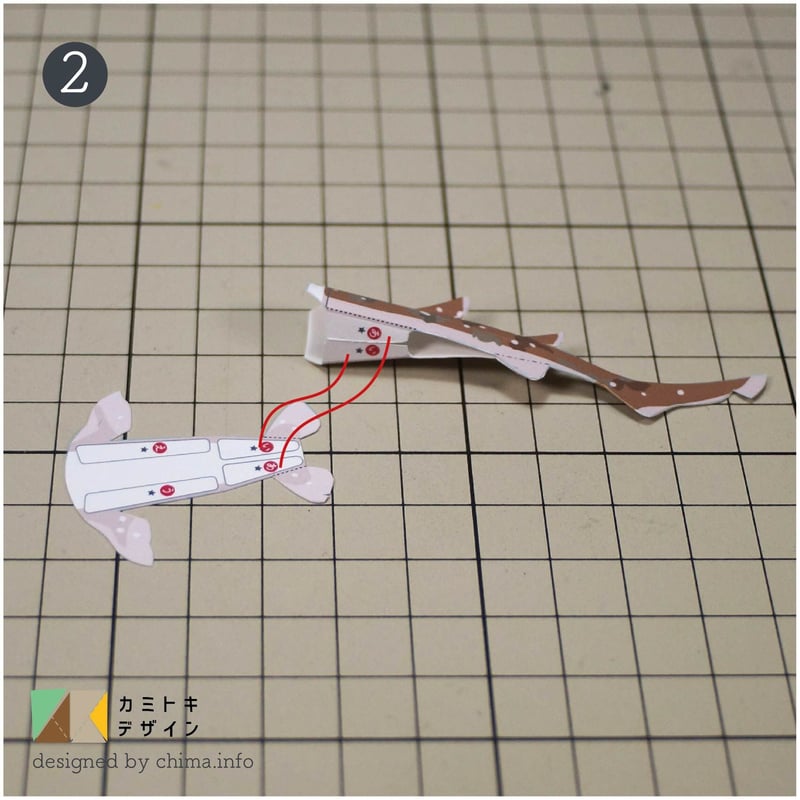 トラザメ ペーパークラフト | カミトキデザイン STORE