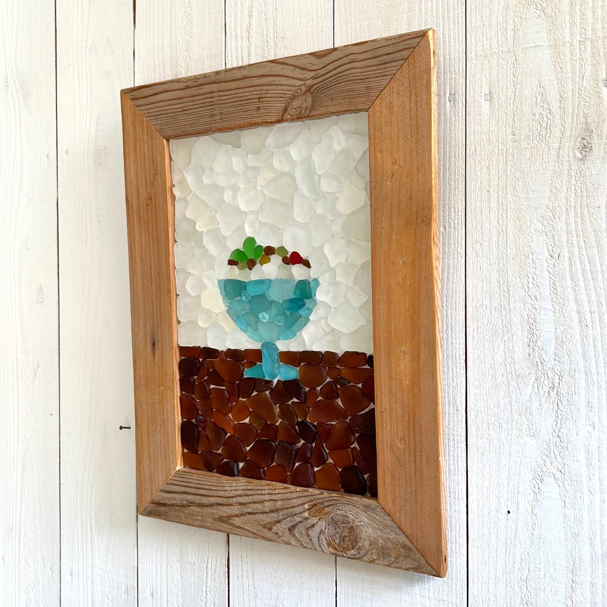 シーグラスアート 【モリゾウ様ご確認用】 シーグラスアート